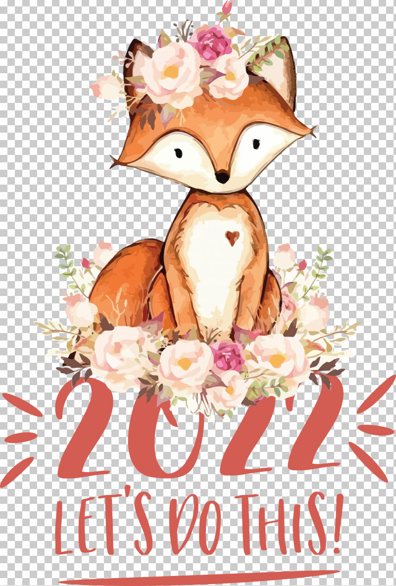 2022 New Year 2022 New Start 2022 Begin PNG, Clipart, Clothing, Drawing, Fashion, Fox, Greeting Card Free PNG Download