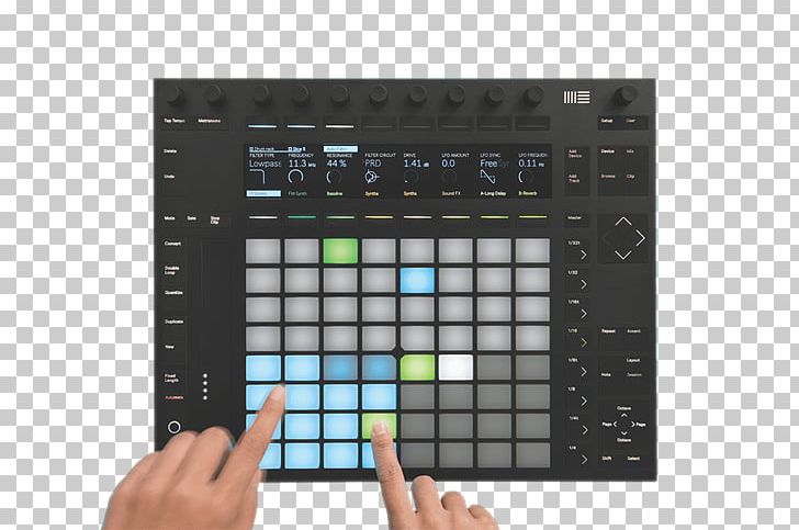 Ableton Live MIDI Controllers Ableton Push 2 PNG, Clipart, Ableton Live, Ableton Push 2, Akai Mpc, Computer Hardware, Controller Free PNG Download