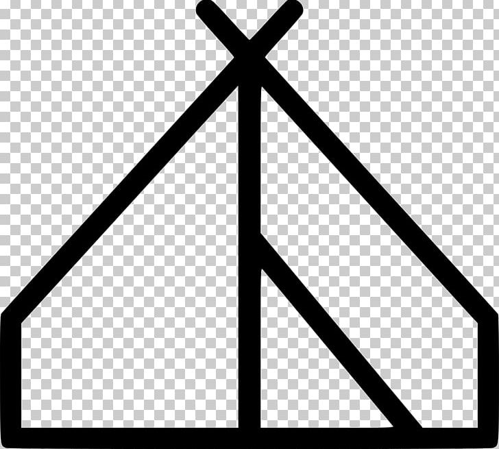 Tent Computer Icons Campsite Camping PNG, Clipart, Angle, Area, Black, Black And White, Camping Free PNG Download