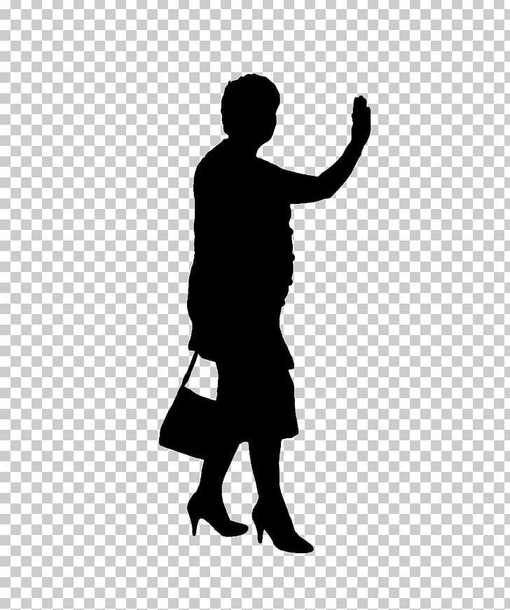 Silhouette Female Illustration PNG, Clipart, Arm, Bag, Black And White, Drawing, Elderly Free PNG Download