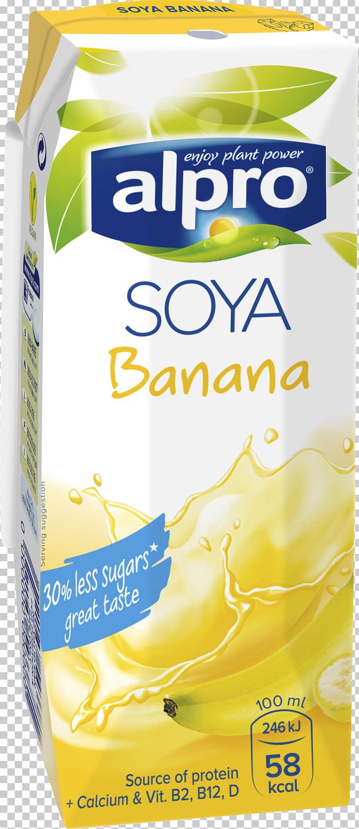 Soy Milk Soybean Cream Alpro PNG, Clipart, Alpro, Banana, Brand, Chocolate, Cream Free PNG Download