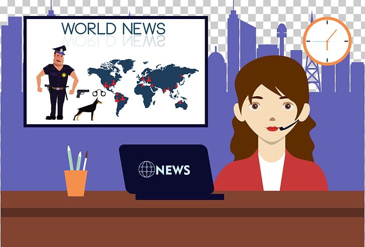 Cartoon News Presenter Illustration PNG, Clipart, Animation, Art, Brand,  Breaking News, Broadcast Free PNG Download