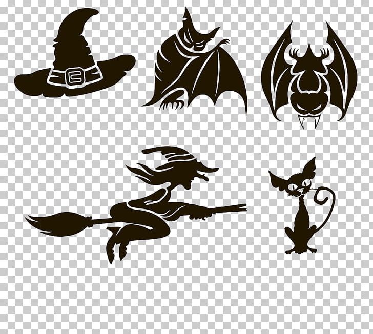 Halloween PNG, Clipart, Bat, Black And White, Creative Background, Creative Graphics, Creative Vector Free PNG Download