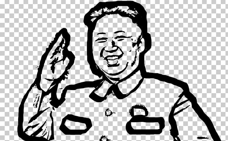 Kim Jong-un North Korea United States T-shirt Sticker PNG, Clipart, Black, Bumper Sticker, Cartoon, Conversation, Face Free PNG Download