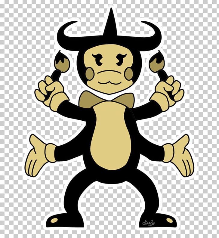 Bendy And The Ink Machine Drawing Fan Art PNG, Clipart, Art, Artwork, Bendy And The Ink Machine, Cartoon, Character Free PNG Download