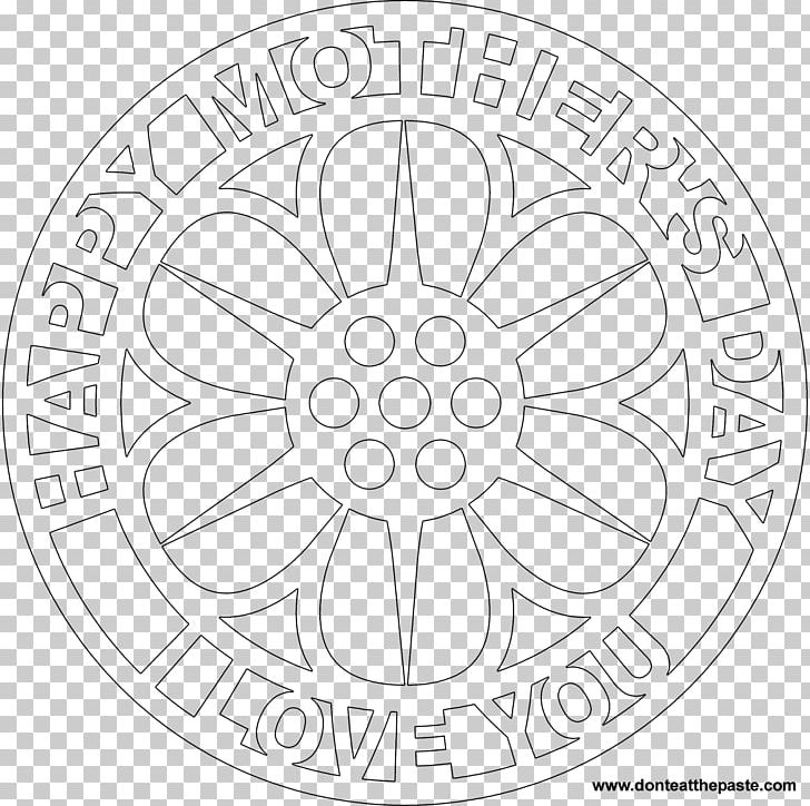 Mandala Coloring Book Mother's Day PNG, Clipart,  Free PNG Download