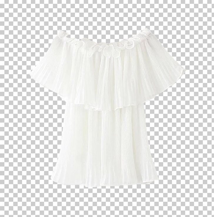 Shoulder Ruffle Sleeve Blouse Skirt PNG, Clipart, Blouse, Clothing, Day Dress, Dress, Joint Free PNG Download