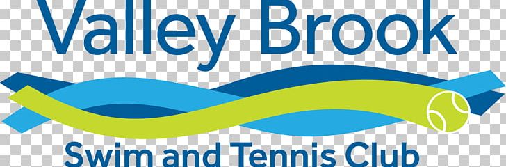Logo Valley Brook Swim & Tennis Club Brand Font Tennis Centre PNG, Clipart, Area, Blue, Brand, Graphic Design, Line Free PNG Download
