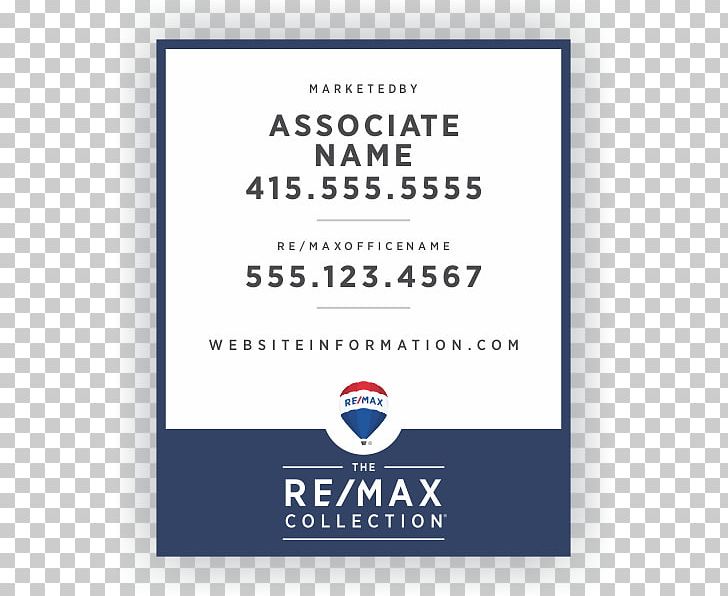RE/MAX PNG, Clipart, Aluminium, Blue, Brand, Brochure Template, Garage Sale Free PNG Download