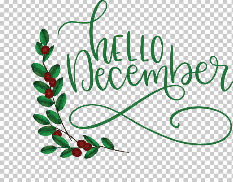 Hello December Winter PNG, Clipart, Floral Design, Fruit, Geometry, Hello December, Leaf Free PNG Download