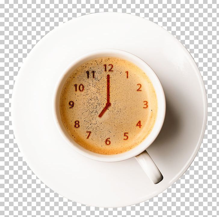 Coffee Espresso Cappuccino Cafe Breakfast PNG, Clipart, Alarm Clock, Break, Caffeine, Clock, Coffee Bean Free PNG Download