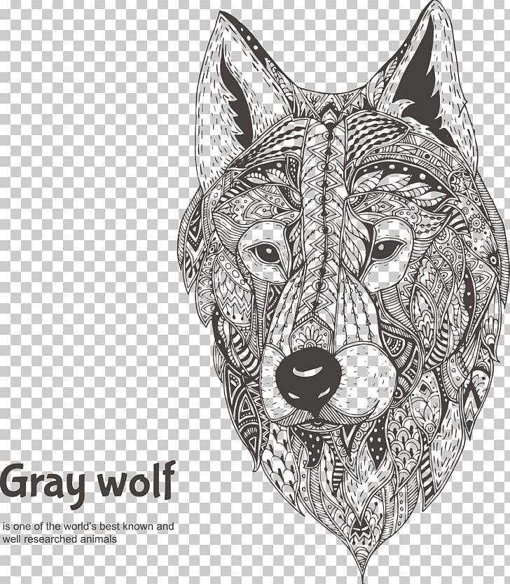 Gray Wolf Drawing Illustration PNG, Clipart, Abstract Art, Animals, Carnivoran, Dog Like Mammal, Fauna Free PNG Download