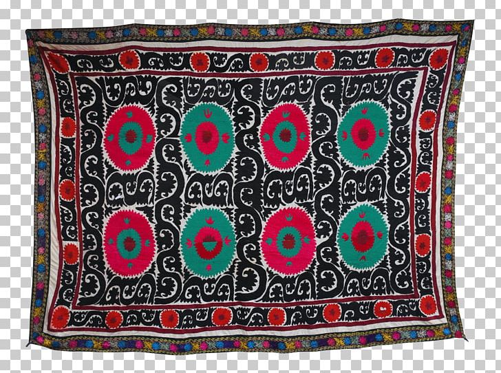 Textile Suzani Place Mats Silk Pattern PNG, Clipart, Bedding, Bedroom, Carpet, Central Asia, Circle Free PNG Download