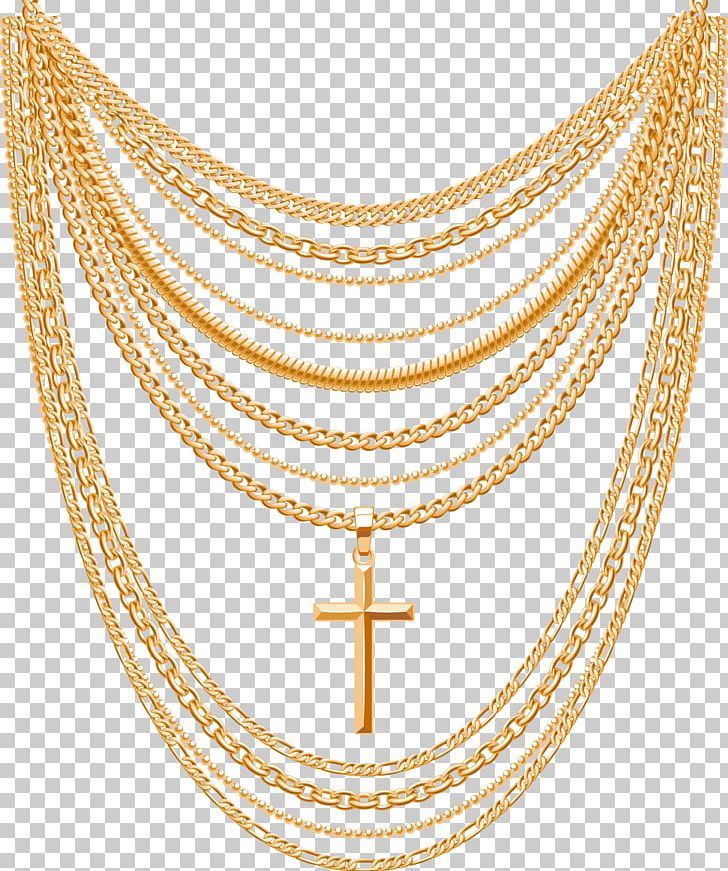 Gold Necklace Euclidean Chain PNG, Clipart, Adornment, Body Jewelry, Fashion, Gold, Gold Background Free PNG Download
