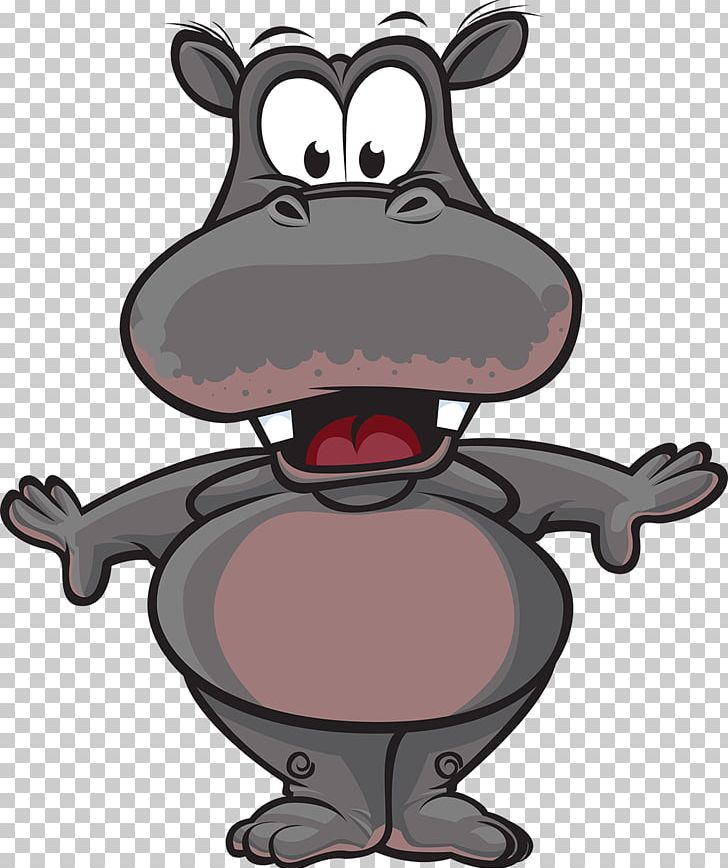 Hippopotamus Rhinoceros Cartoon PNG, Clipart, Animals, Carnivoran, Cartoon, Cuteness, Dog Like Mammal Free PNG Download