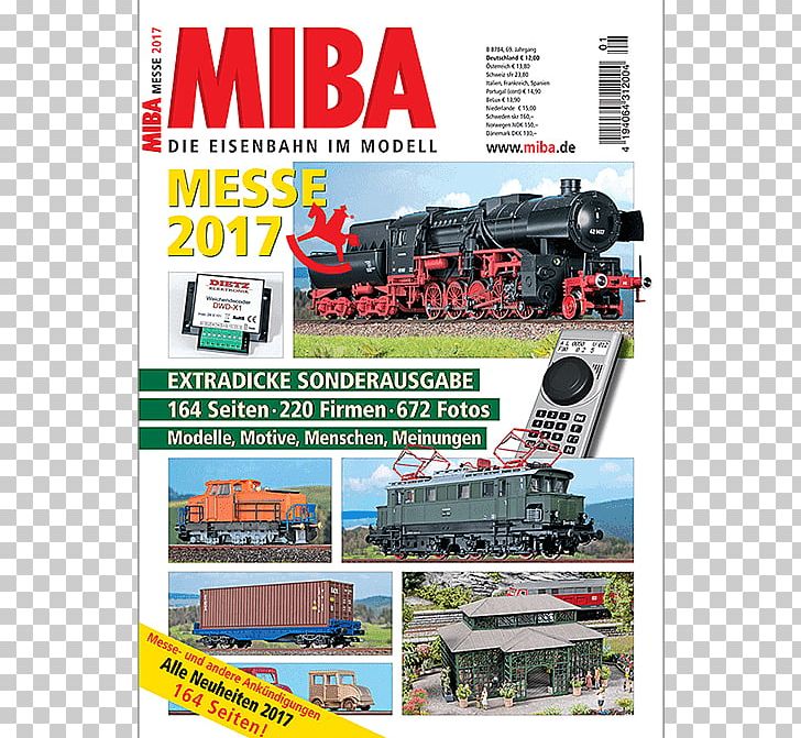 MIBA Magazine Rail Transport Modelling 0 December PNG, Clipart, 2017, 2018, April, Brand, December Free PNG Download