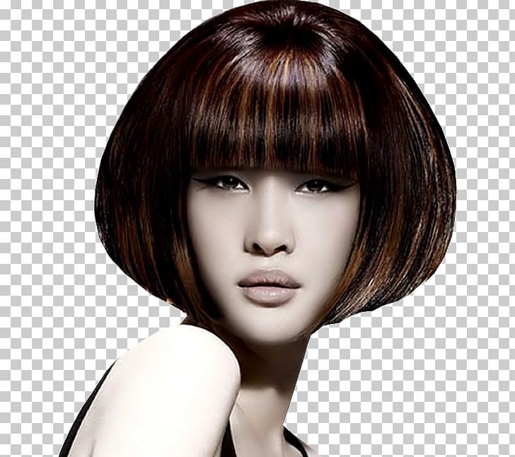 Layered Hair Bob Cut Hair Coloring Hairstyle Bangs PNG, Clipart, Asymmetric Cut, Bangs, Beauty, Black Hair, Bob Cut Free PNG Download