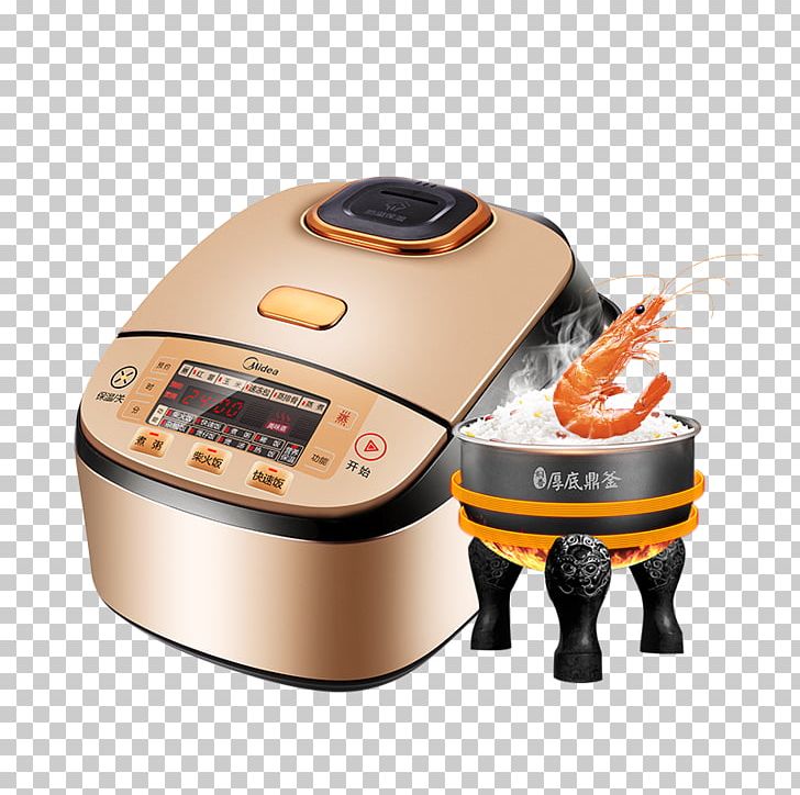 Rice Cooker Home Appliance Midea Cooked Rice PNG, Clipart, Cauldron, Cooked Rice, Cooker, Cookers, Designer Free PNG Download