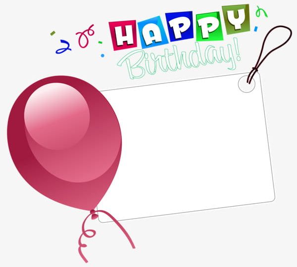 Happy Birthday Balloons Border Decoration Notices PNG, Clipart, Backgrounds, Balloon, Balloons Clipart, Birthday, Birthday Clipart Free PNG Download