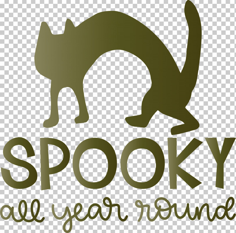 Spooky Halloween PNG, Clipart, Biology, Cat, Dog, Halloween, Logo Free PNG Download