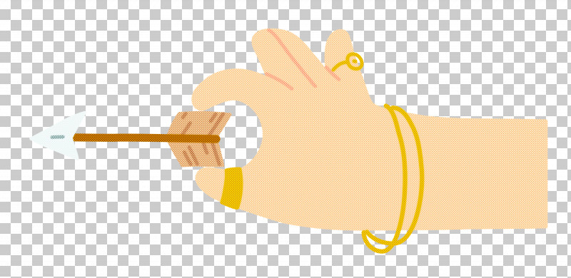Hand Pinching Arrow PNG, Clipart, Geometry, Hm, Line, Mathematics, Yellow Free PNG Download