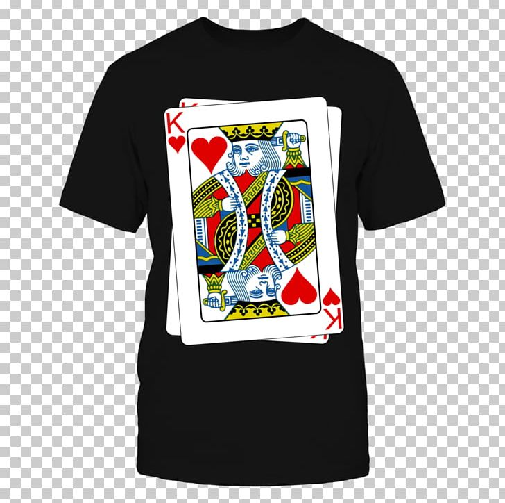T-shirt Hearts Playing Card King Clothing PNG, Clipart, Brand, Child, Clothing, Colorful Poker, Credit Card Free PNG Download