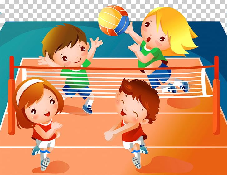 Beach Volleyball Sport PNG, Clipart, Art, Ball, Block, Boy, Cartoon Free PNG Download