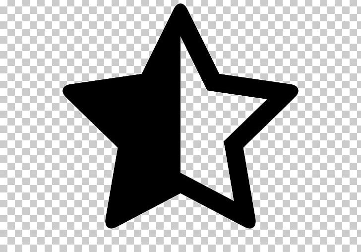 Computer Icons Star Polygons In Art And Culture Symbol Five-pointed Star PNG, Clipart, Angle, Black And White, Computer Icons, Fivepointed Star, Half Free PNG Download