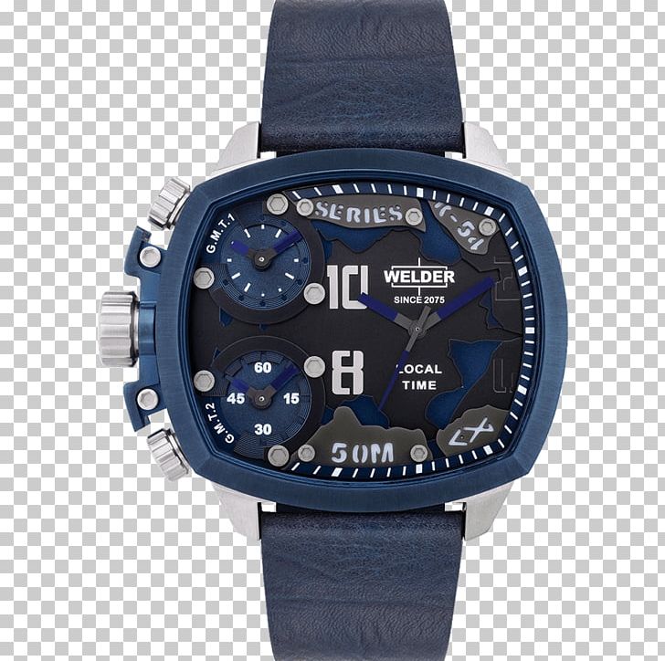 Watch Strap Welder Clock Stainless Steel PNG, Clipart, Accessories, Brand, Clock, Clothing Accessories, Cobalt Blue Free PNG Download