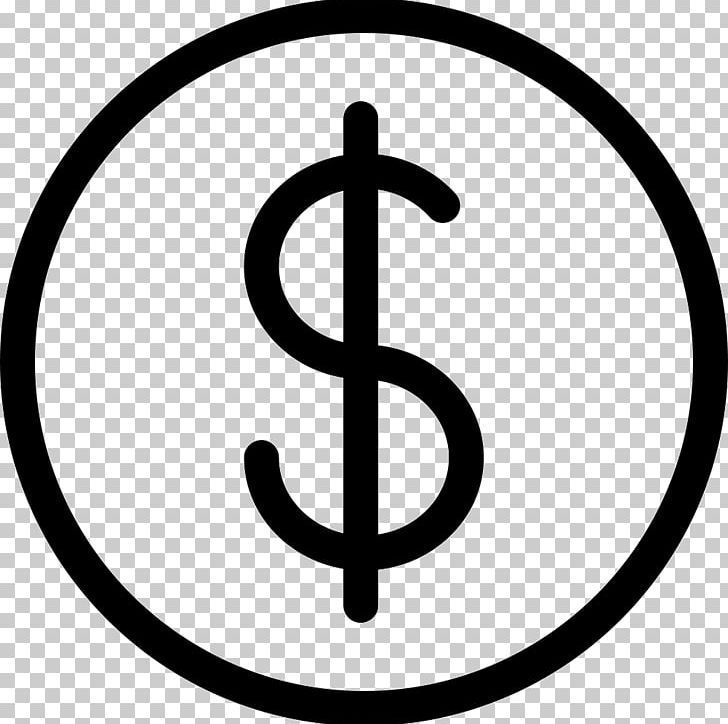 Computer Icons United States Dollar Dollar Sign PNG, Clipart, Area, Bank, Black And White, Brand, Circle Free PNG Download