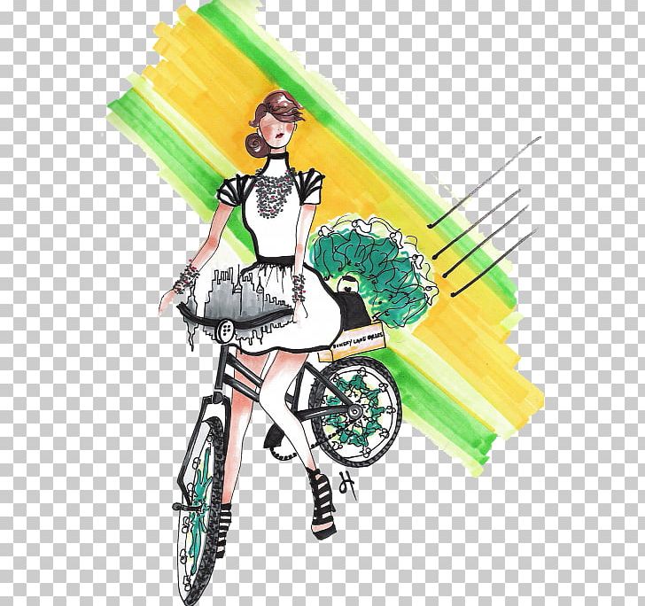 Bicycle Drawing Fashion Illustration PNG, Clipart, Art, Bicycle, Blog, Cartoon, Costume Design Free PNG Download