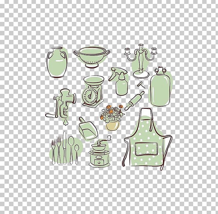 Household Goods Everyday Life Kitchen Illustration PNG, Clipart, Cartoon, Drawing, Encapsulated Postscript, Everyday Life, Flowerpot Free PNG Download