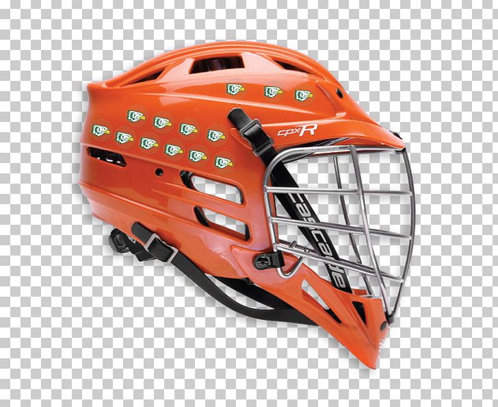 Lacrosse Helmet Pro Tuff Decals Cascade PNG, Clipart, Bumper Sticker, Cascade, Motorcycle Helmet, Orange, Personal Protective Equipment Free PNG Download