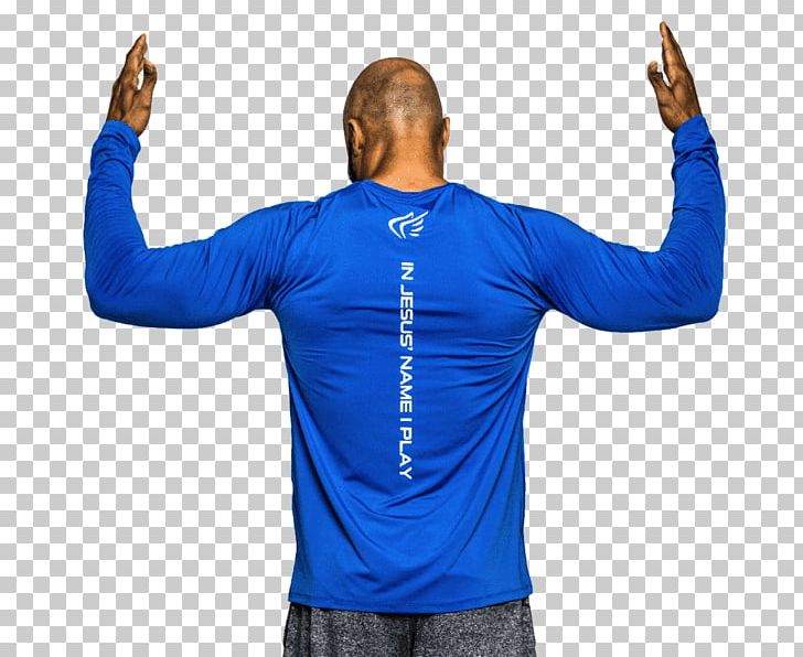 T-shirt Shoulder Sleeve Product Outerwear PNG, Clipart, Arm, Blue, Clothing, Cobalt Blue, Electric Blue Free PNG Download