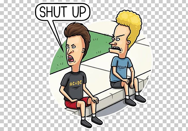 Beavis And Butt-Head Telegram Sticker PNG, Clipart, Area, Beavis, Beavis And Butthead, Butthead, Cartoon Free PNG Download