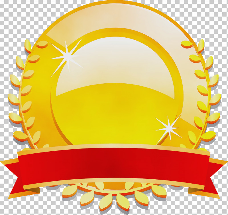Yellow Logo PNG, Clipart, Blank Badge, Gold Badge, Logo, Paint, Ribbon Badge Free PNG Download