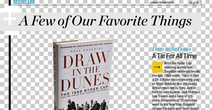 Draw In The Dunes: The 1969 Ryder Cup And The Finish That Shocked The World Brand Book Font PNG, Clipart, Book, Brand, Media, Objects, Puttputt Enters The Race Free PNG Download