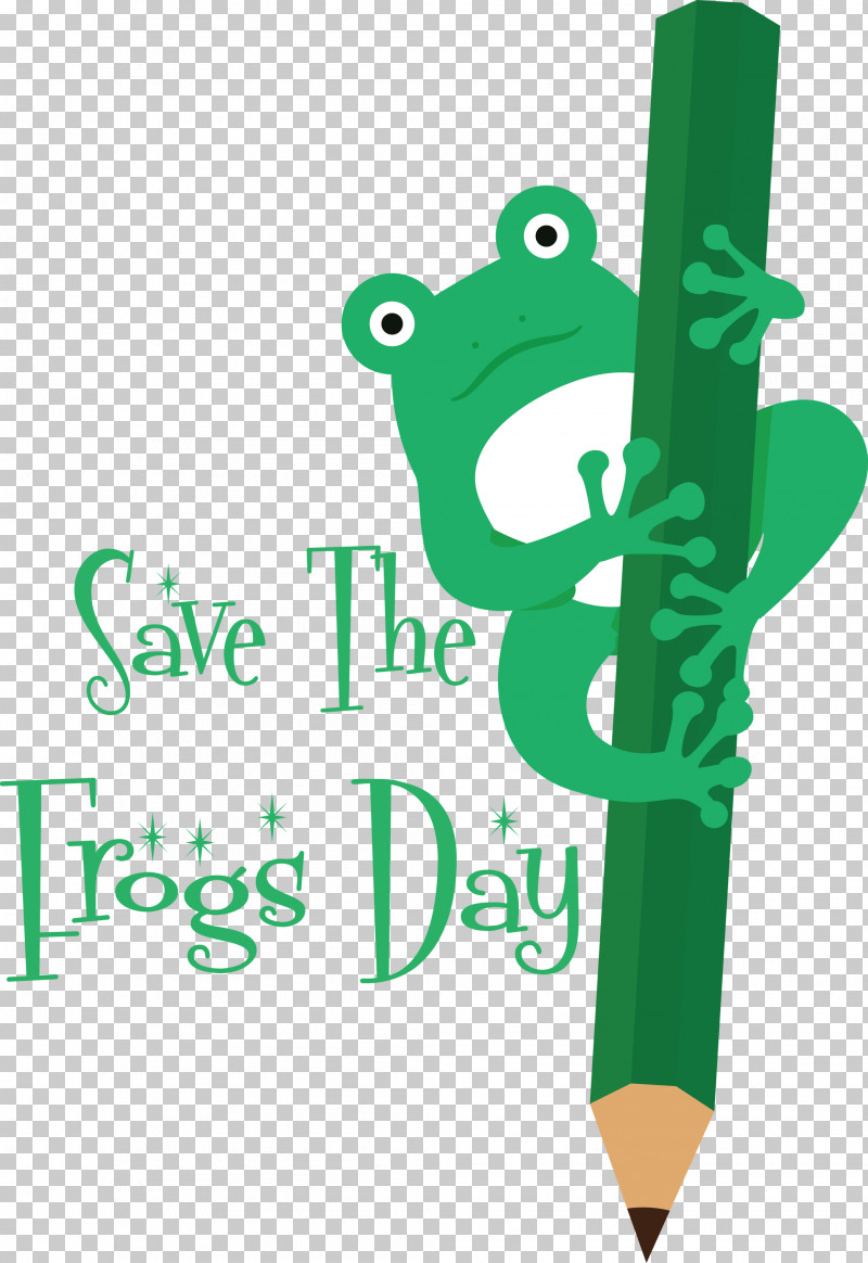 Save The Frogs Day World Frog Day PNG, Clipart, Cartoon, Frogs, Green, Logo, Text Free PNG Download