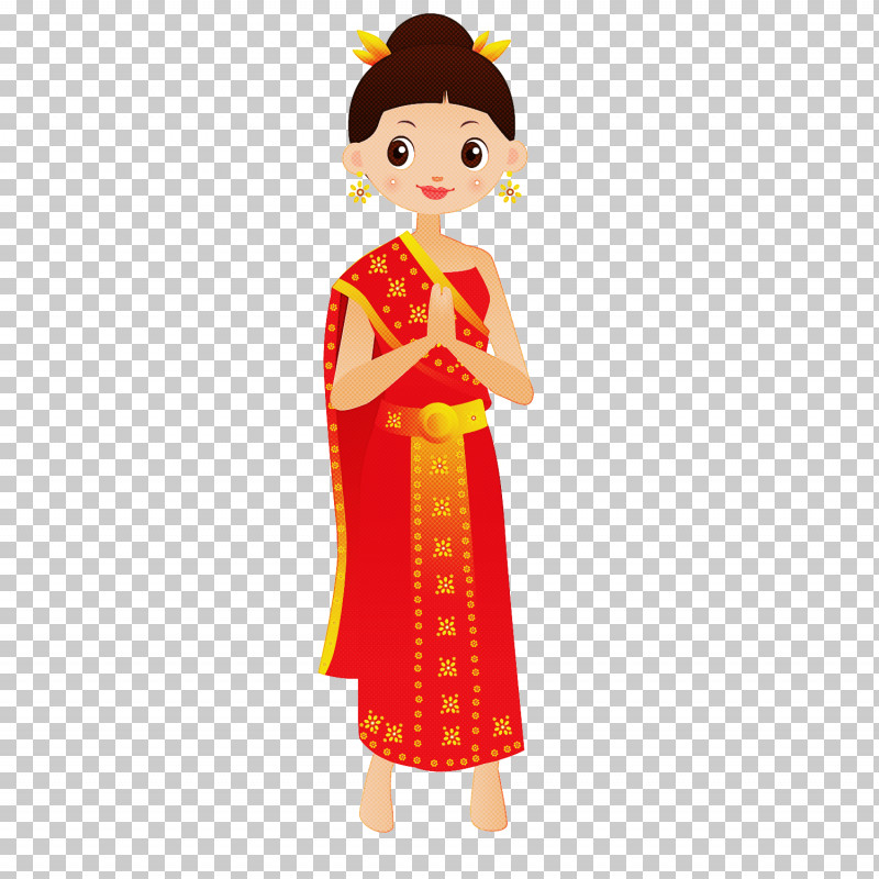Cartoon Costume Kimono Doll Dress PNG, Clipart, Animation, Cartoon, Costume, Doll, Dress Free PNG Download