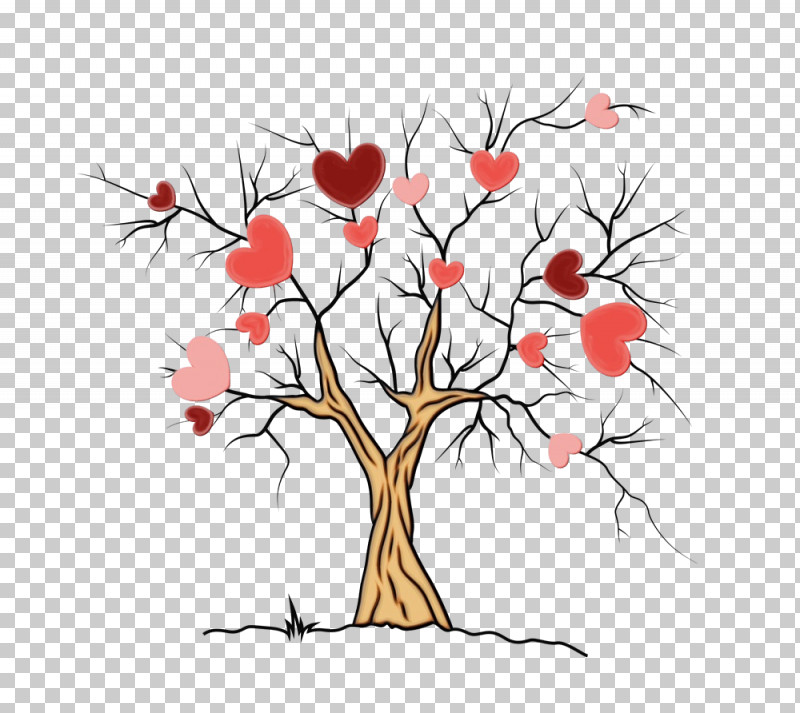 Tree Branch Red Plant Leaf PNG, Clipart,  Free PNG Download