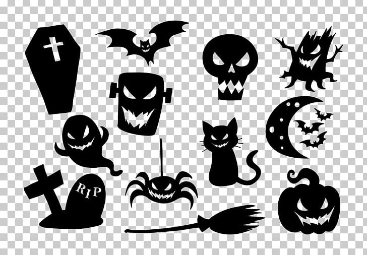 Computer Icons Halloween PNG, Clipart, Black, Black And White, Carnivoran, Cartoon, Cat Free PNG Download