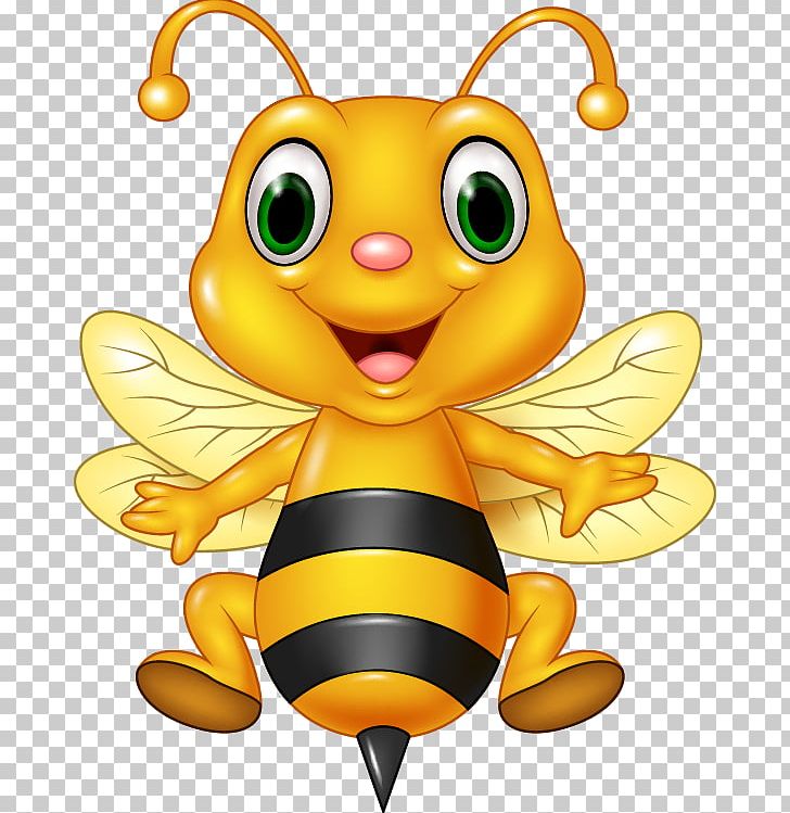 Honey Bee Cartoon PNG, Clipart, Bee, Beehive, Bees, Bumblebee, Butterfly Free PNG Download