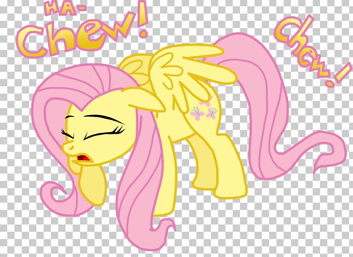 Pony Fluttershy Applejack Rarity Sneeze PNG, Clipart, Animals ...