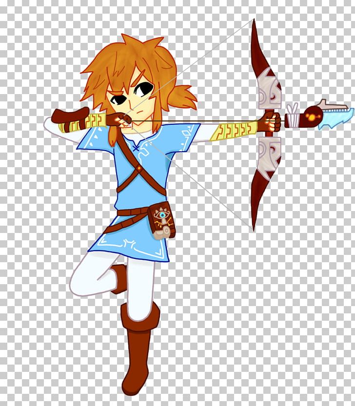 The Legend Of Zelda: Breath Of The Wild Fan Art Link Drawing PNG, Clipart, Anime, Art, Cartoon, Clothing, Cold Weapon Free PNG Download