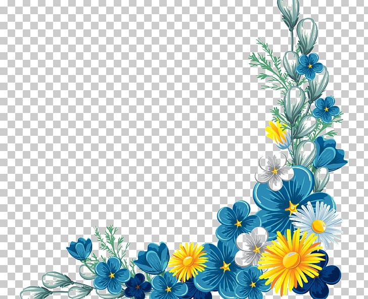 Flower Yellow PNG, Clipart, Blue, Border Texture, Color, Design, Fashion Free PNG Download