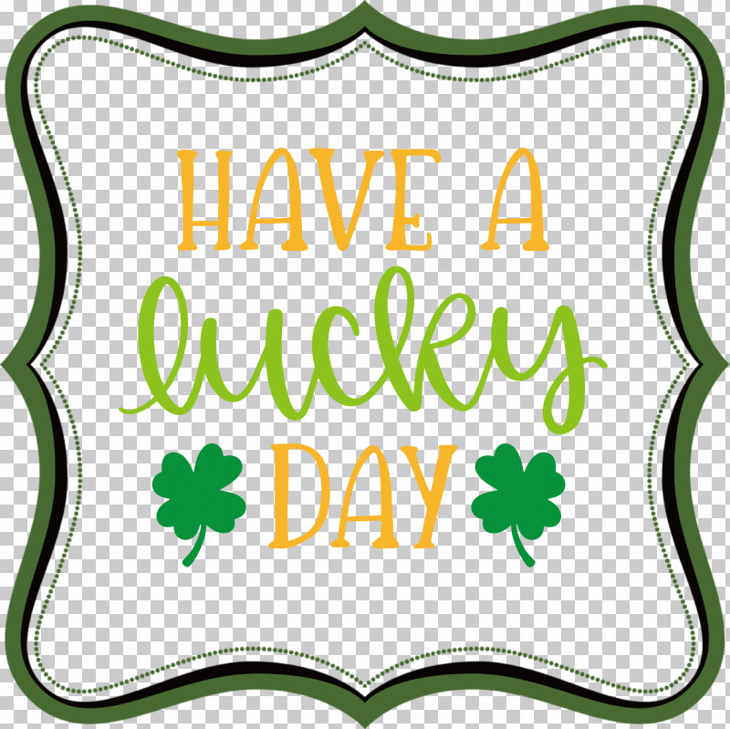 Lucky Day Patricks Day Saint Patrick PNG, Clipart, Flower, Leaf, Line, Logo, Lucky Day Free PNG Download