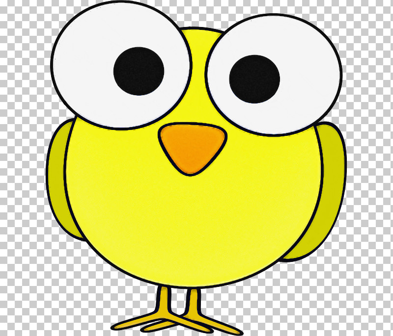 Yellow White Green Cartoon Black PNG, Clipart, Beak, Bird, Black, Cartoon, Facial Expression Free PNG Download