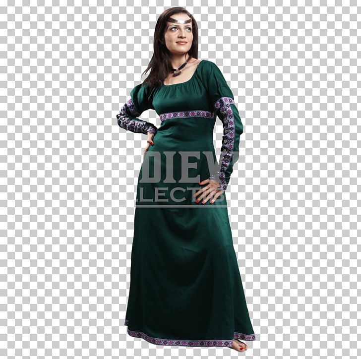 Shoulder Dress Gown Turquoise Formal Wear PNG, Clipart, Clothing, Costume, Day Dress, Dress, English Medieval Clothing Free PNG Download