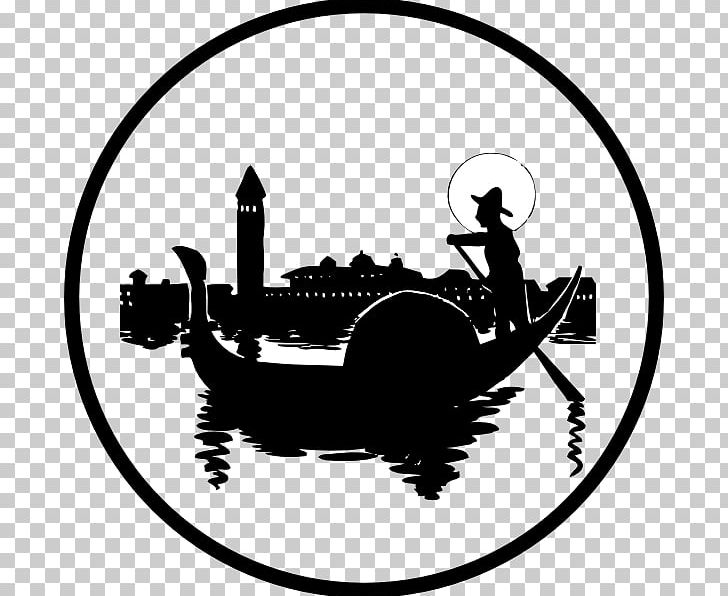 Venice Gondola PNG, Clipart, Artwork, Black And White, Circle, Clip Art, Computer Icons Free PNG Download