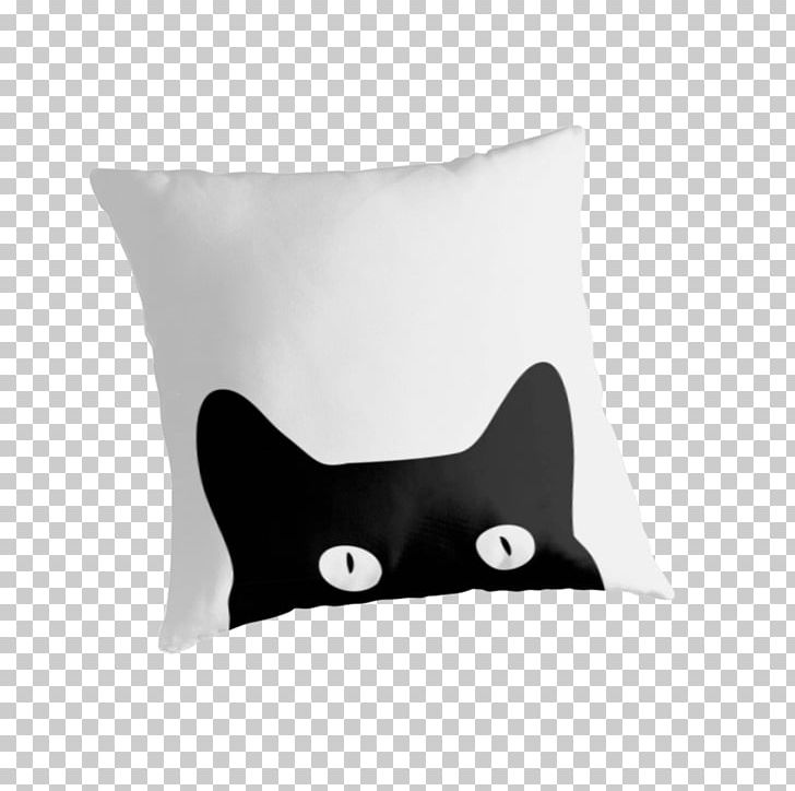 Whiskers Throw Pillows Cushion Cat PNG, Clipart, Black, Black Cat, Black M, Carnivoran, Cat Free PNG Download